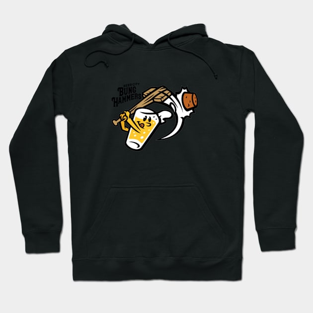 Beer City Bung Hammers Hoodie by Dizzy One